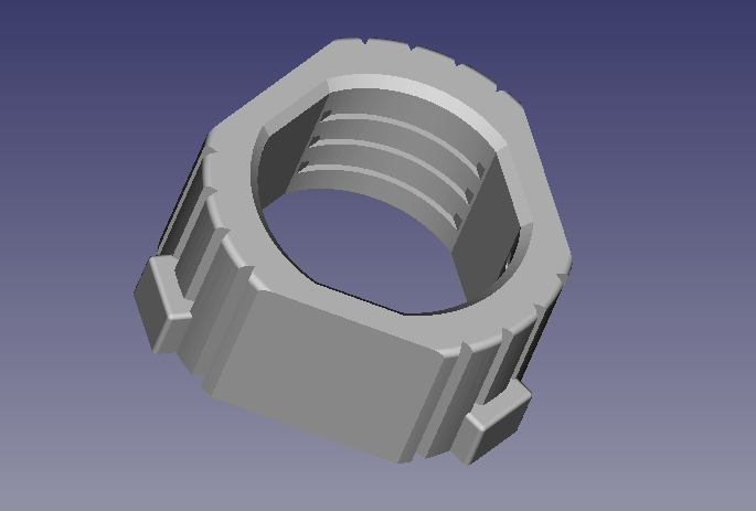 3D render of the bushing